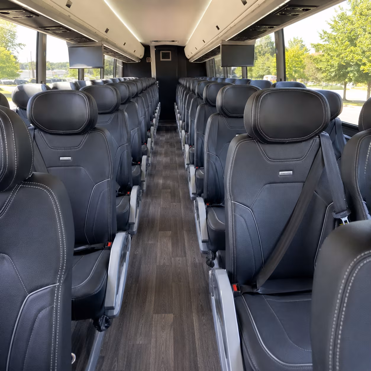 nashua charter bus interior